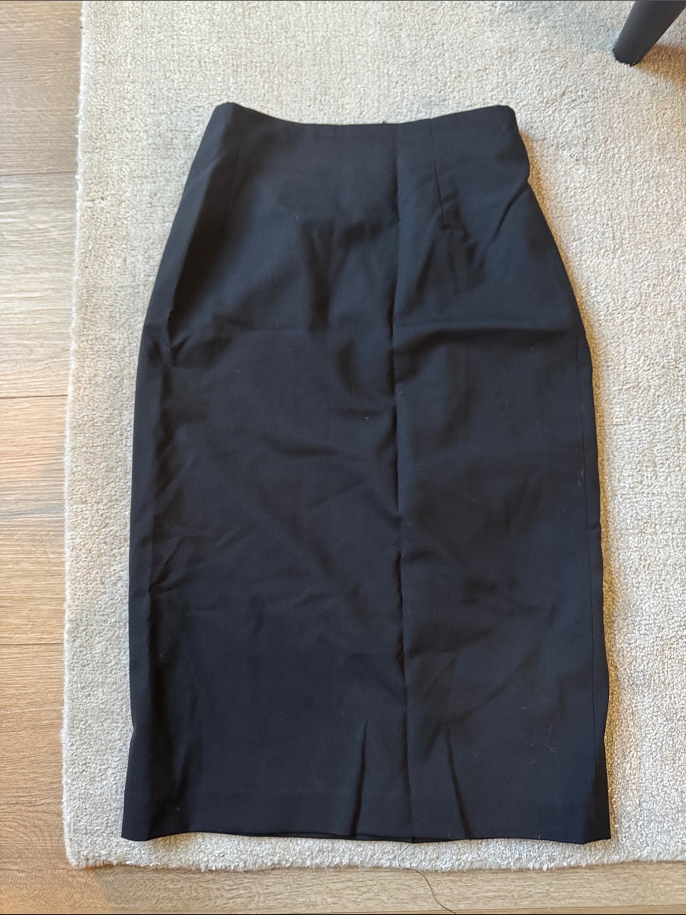 Aritzia Black High-Waist Pencil Skirt